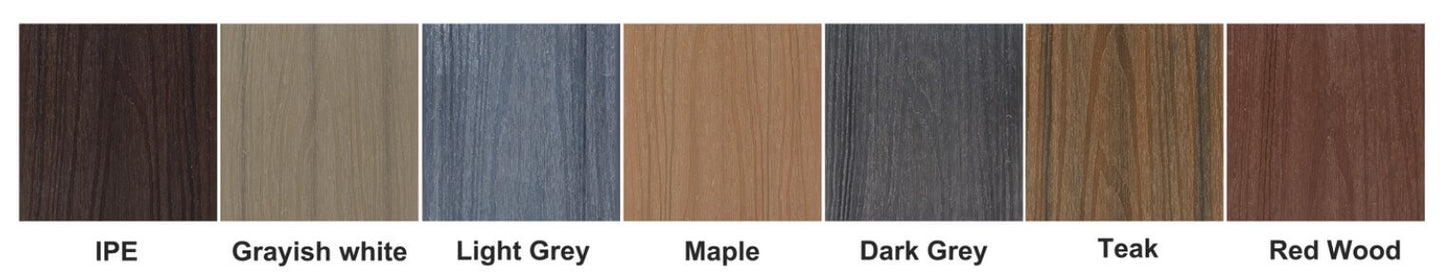 WPC Fassadenprofil mit Holzstruktur – 166 x 21 mm