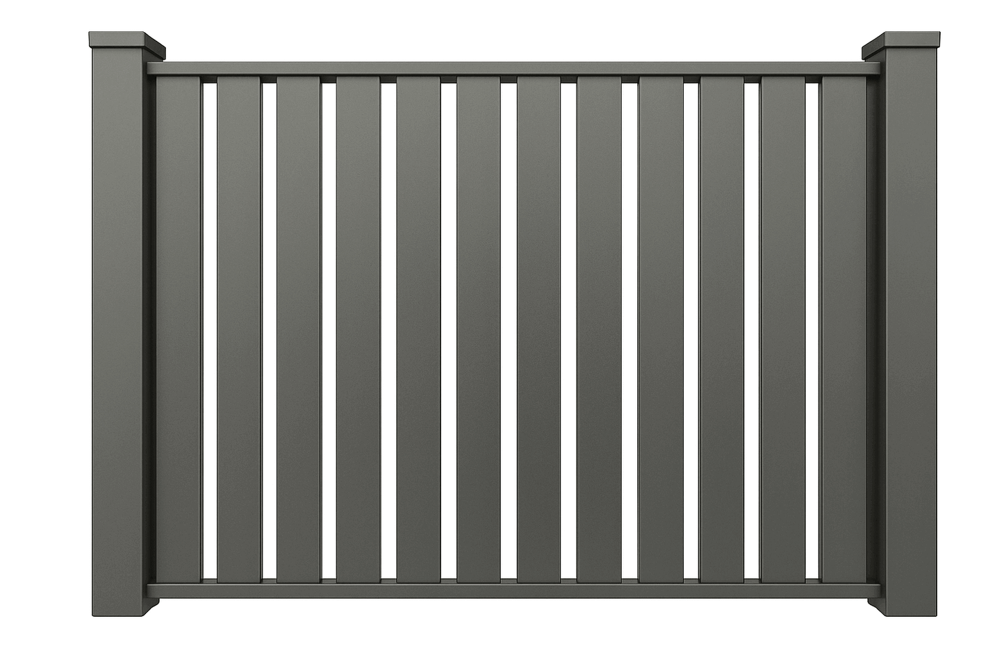 Aluminium-Lamellen Typ 9 – Sichtschutzelement 1,8 × 1,8 m
