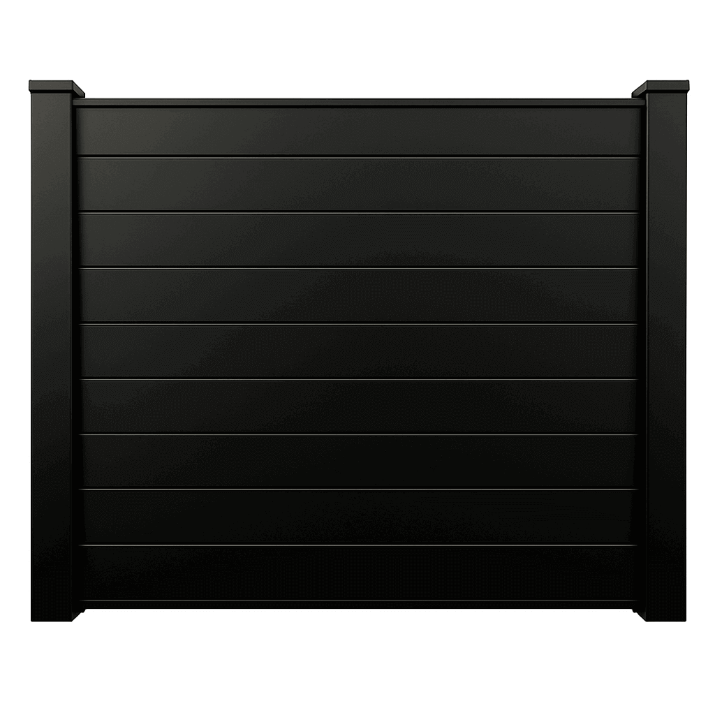 Aluminium-Lamellen Typ 10 – Sichtschutzfeld 1,8m × 1,4 m