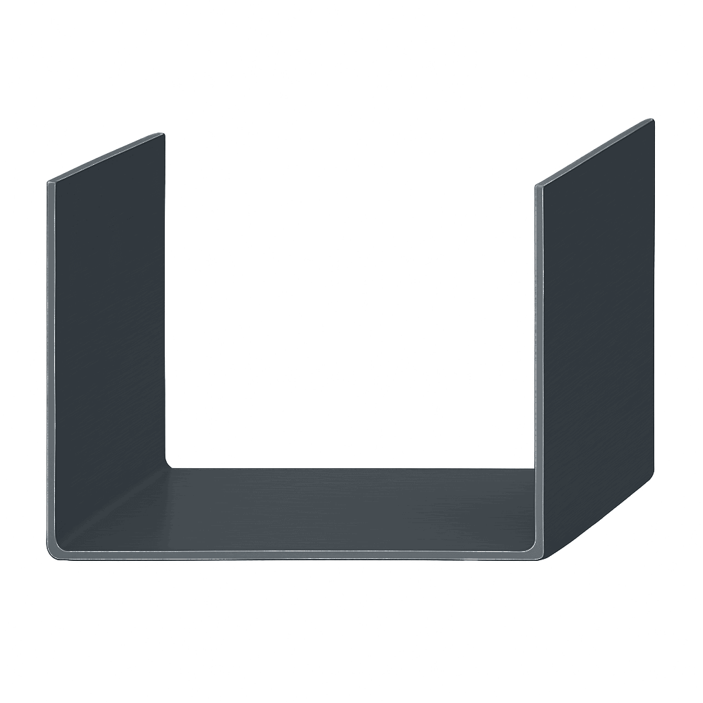 U-Profil 100 × B mm, 2 m