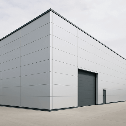Komplettset – Aluminiumverbundplatte Fassade – 104 m²-Glänzend
