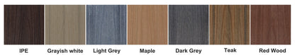 WPC Fassadenprofil mit Holzstruktur – 166 x 21 mm