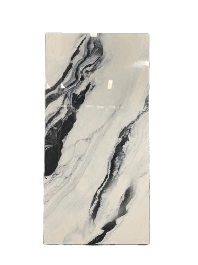 Feinsteinzeugfliese 60×120 cm Hochglanz T031